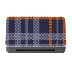 Seamless Pattern Check Fabric Texture Memory Card Reader With Cf by Wegoenart