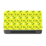 Green Elephant Pattern Yellow Memory Card Reader with CF Front