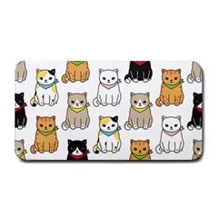 Cat Kitten Seamless Pattern Medium Bar Mats by Vaneshart