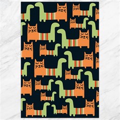 Seamless Pattern With Cats Canvas 24  X 36  by Vaneshart