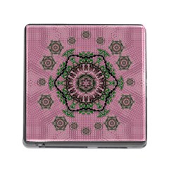 Sakura Wreath And Cherry Blossoms In Harmony Memory Card Reader (square 5 Slot) by pepitasart