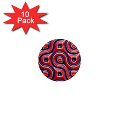 Pattern Curve Design 1  Mini Magnet (10 Pack)  by Nexatart