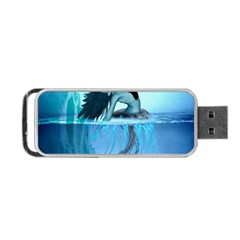Wonderful Jellyfish Women Portable Usb Flash (two Sides) by FantasyWorld7