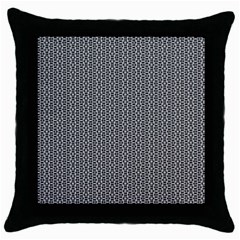 Black And White Triangles Throw Pillow Case (black) by Sparkle