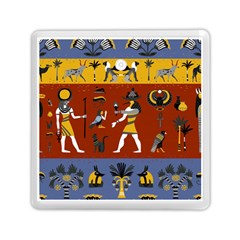 Ancient Egyptian Religion Seamless Pattern Memory Card Reader (square) by Wegoenart