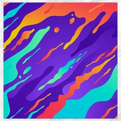 Multicolored Abstract Background Canvas 16  X 16 