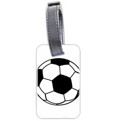 Soccer Lovers Gift Luggage Tag (two Sides) by ChezDeesTees