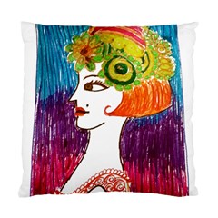 Art Deco Woman Standard Cushion Case (two Sides) by snowwhitegirl