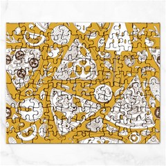 Vector Seamless Pizza Slice Pattern Hand Drawn Pizza Illustration Great Pizzeria Menu Background Rectangular Jigsaw Puzzl by BangZart