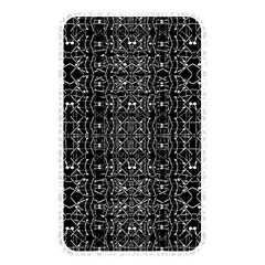 Black And White Ethnic Ornate Pattern Memory Card Reader (rectangular) by dflcprintsclothing