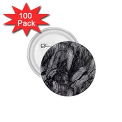 Black And White Rocky Texture Pattern 1 75  Buttons (100 Pack)  by dflcprintsclothing