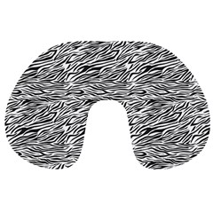 Zebra Pattern - Zebras And Horses - African Animals Travel Neck Pillow by DinzDas