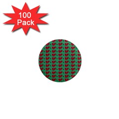 Evil Heart Graffiti Pattern 1  Mini Magnets (100 Pack)  by DinzDas