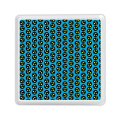 0059 Comic Head Bothered Smiley Pattern Memory Card Reader (square) by DinzDas