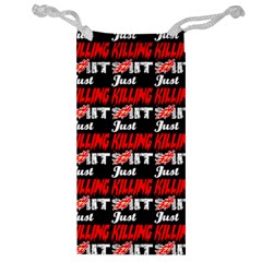 Just Killing It - Silly Toilet Stool Rocket Man Jewelry Bag by DinzDas