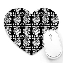 Inka Cultur Animal - Animals And Occult Religion Heart Mousepads by DinzDas