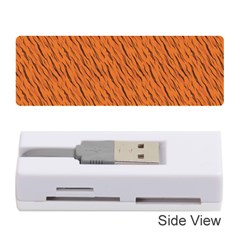 Animal Skin - Lion And Orange Skinnes Animals - Savannah And Africa Memory Card Reader (stick) by DinzDas