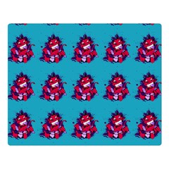 Little Devil Baby - Cute And Evil Baby Demon Double Sided Flano Blanket (large)  by DinzDas