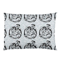 Monster Party - Hot Sexy Monster Demon With Ugly Little Monsters Pillow Case (two Sides) by DinzDas