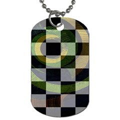 Circle Checks Dog Tag (two Sides)
