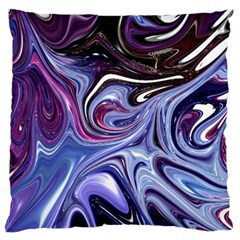 Galaxy Large Flano Cushion Case (two Sides) by Sparkle