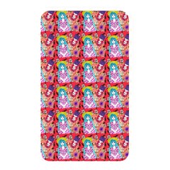 Blue Haired Girl Pattern Red Memory Card Reader (rectangular) by snowwhitegirl