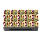 Purple Glasses Girl Pattern Peach Memory Card Reader with CF Front
