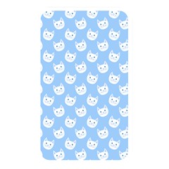 Cute Cat Faces White And Blue  Memory Card Reader (rectangular) by SpinnyChairDesigns