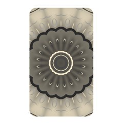 Beige Kaleidoscope Mandala Arabesque Pattern Memory Card Reader (rectangular) by SpinnyChairDesigns