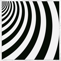 Black And White Zebra Stripes Pattern Canvas 12  X 12  by SpinnyChairDesigns