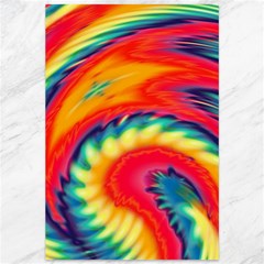 Colorful Dark Tie Dye Pattern Canvas 12  X 18  by SpinnyChairDesigns