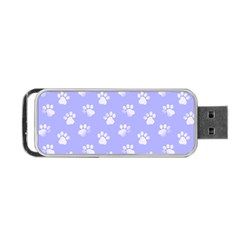 Animal Cat Dog Paw Prints Pattern Portable Usb Flash (two Sides) by SpinnyChairDesigns