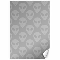Grey Aliens Ufo Canvas 12  X 18  by SpinnyChairDesigns