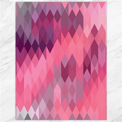 Pink Purple Diamond Pattern Canvas 12  X 16  by SpinnyChairDesigns