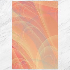 Coral Cream Abstract Art Pattern Canvas 12  X 18  by SpinnyChairDesigns