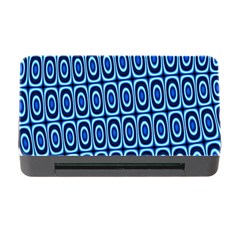 Abstract Blue Circles Mosaic Memory Card Reader With Cf by SpinnyChairDesigns