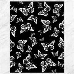 Black And White Butterfly Pattern Canvas 36  X 48  by SpinnyChairDesigns