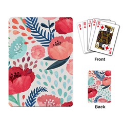 Floral  Playing Cards Single Design (rectangle) by Sobalvarro