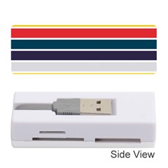 Horizontal Colored Stripes Memory Card Reader (stick) by tmsartbazaar
