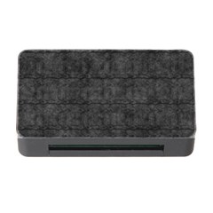 Matte Charcoal Black Color  Memory Card Reader With Cf by SpinnyChairDesigns