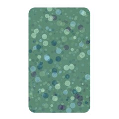 Green Color Polka Dots Pattern Memory Card Reader (rectangular) by SpinnyChairDesigns