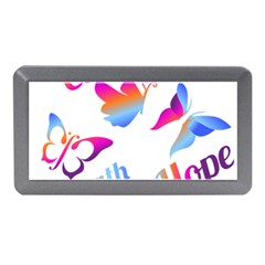 Strength Courage Hope Butterflies Memory Card Reader (mini) by CHeartDesigns