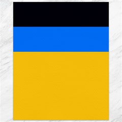 Bright Yellow With Blue Canvas 16  X 20  by tmsartbazaar