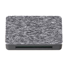 Black White Grey Texture Memory Card Reader With Cf by SpinnyChairDesigns