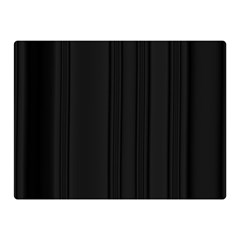 Pitch Black Color Stripes Double Sided Flano Blanket (mini)  by SpinnyChairDesigns