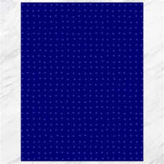 Navy Blue Color Polka Dots Canvas 12  X 16  by SpinnyChairDesigns