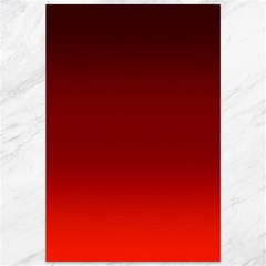 Scarlet Red Ombre Gradient Canvas 12  X 18  by SpinnyChairDesigns