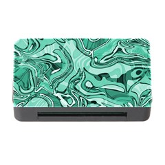 Biscay Green Swirls Memory Card Reader With Cf by SpinnyChairDesigns