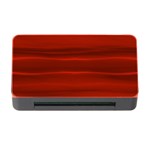 Scarlet Red Ombre Memory Card Reader with CF Front