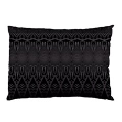Boho Black Diamonds Pillow Case (two Sides) by SpinnyChairDesigns